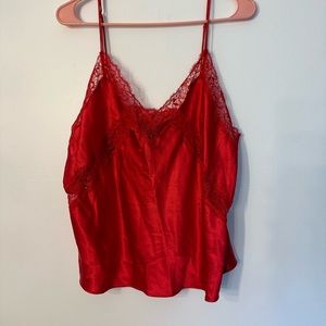 VICTORIA SECRET Satin and Lace Cami